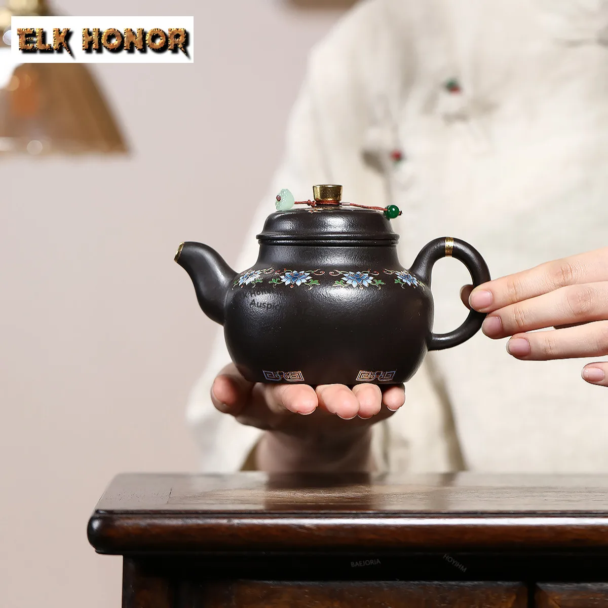290ml Retro Yixing Purple Clay Teapots Handmade De Hao Pot Raw Ore Zhu Mud Kettle Chinese Zisha Tea Set Cafes Collection Gift