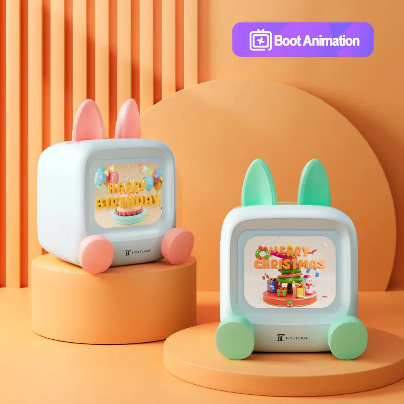 MILI-TV بكسل الفن سمّاعات بلوتوث لتقوم بها بنفسك LED لوحة GIF APP التحكم واي فاي ساعة لاسلكية إطار رقمي لطيف هدية ديكور للطاولات #4