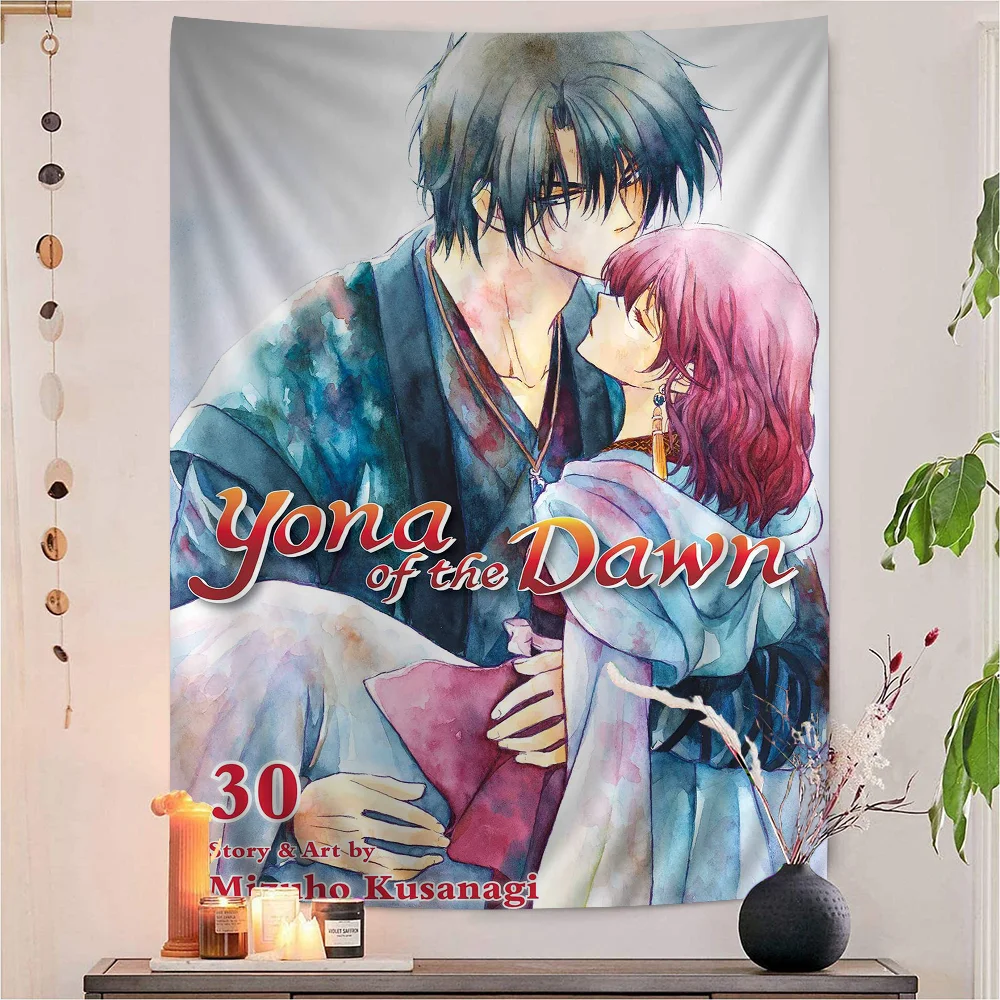 

Yona Of The Dawn Tapestry Art Printing Bohemian Wall Tapestries Mandala Decor Blanket