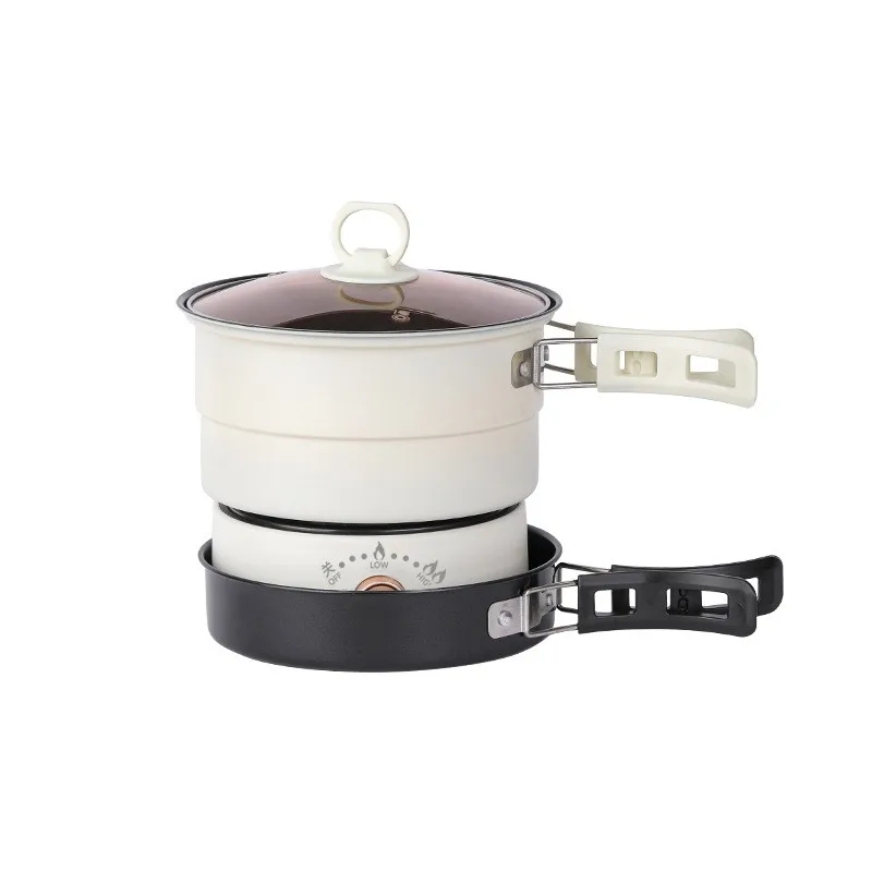 

110v Volt Electric Cooking Pot Small Electric Pot Small Home Appliances Travel Folding Portable