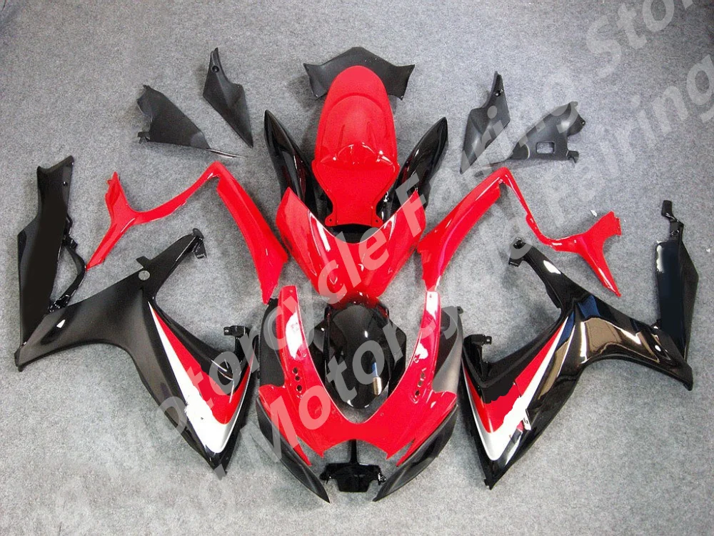 fit for G S XR 600 750 2008 2009 2010 K8 g s xr600 g s xr750 08 09 10 ABS Body Kit Motorcycle bodywork Fairings red black white