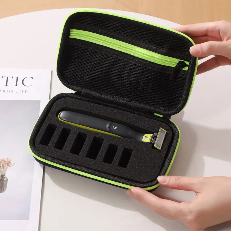 Shaver Razor Holder Storage Box For One Blade Men Electric Shaver Carrying Case Shockproof Hard Travel EVA Storage Bag