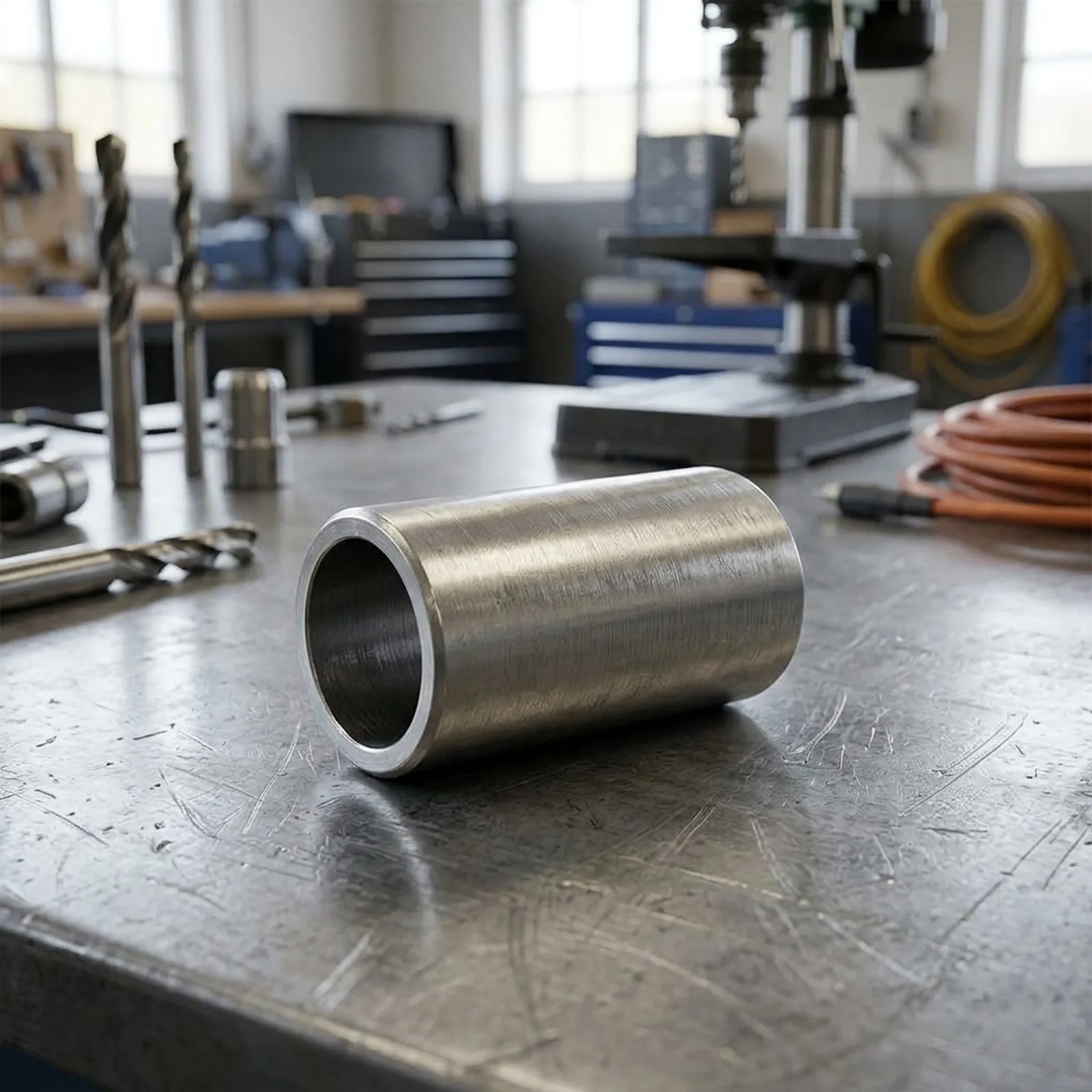 B10 To B12 Sleeve Drill Chuck Sleeve High Concentricity Wear Resistant Steel Easy Installation Drill Chuck Conversion Sleeve