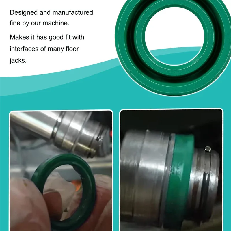 Hydraulic Piston U-Cup Seal for Floor Jack 328 Series Models, Dimension ID 0.88”,OD 1.64”,Thickness 0.48“,Just U-Cup Seal Only