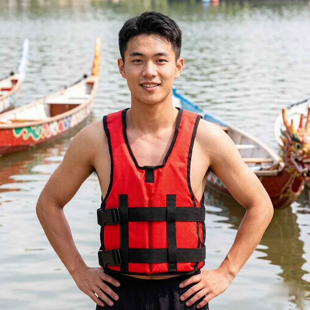 Portable Professional Racing Life Jacket Small Adult Kayak Paddle Board Swimming Vest Dragon Boat Racing Aid Floatation Jacket