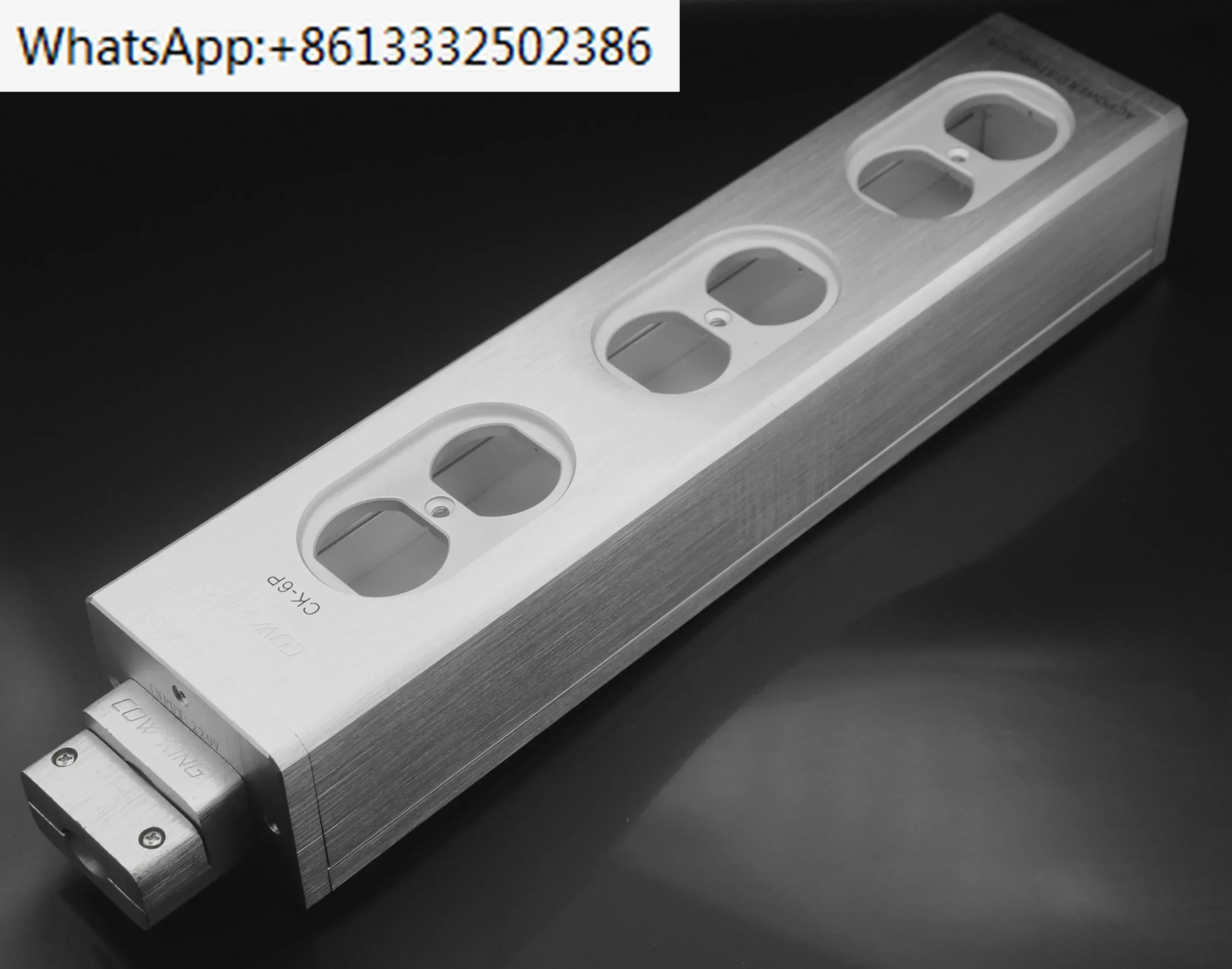 Extra thick American standard aluminum alloy socket 10MM thick brushed 2-6 position aluminum lock head "direct wire entry"