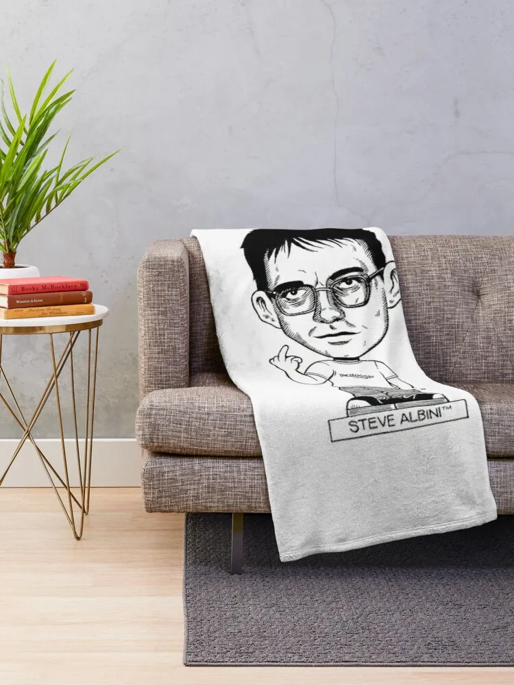 steve albini pencil style Throw Blanket Picnic halloween Beautifuls Blankets