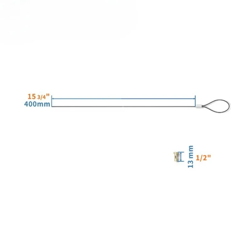 مجموعة واحدة - مجموعة من مفصلات مزلاج زنبركية لبوابة السياج الأمريكية مع حبل سلك فولاذي ملحقات الأجهزة المقاومة للصدأ شديدة التحمل