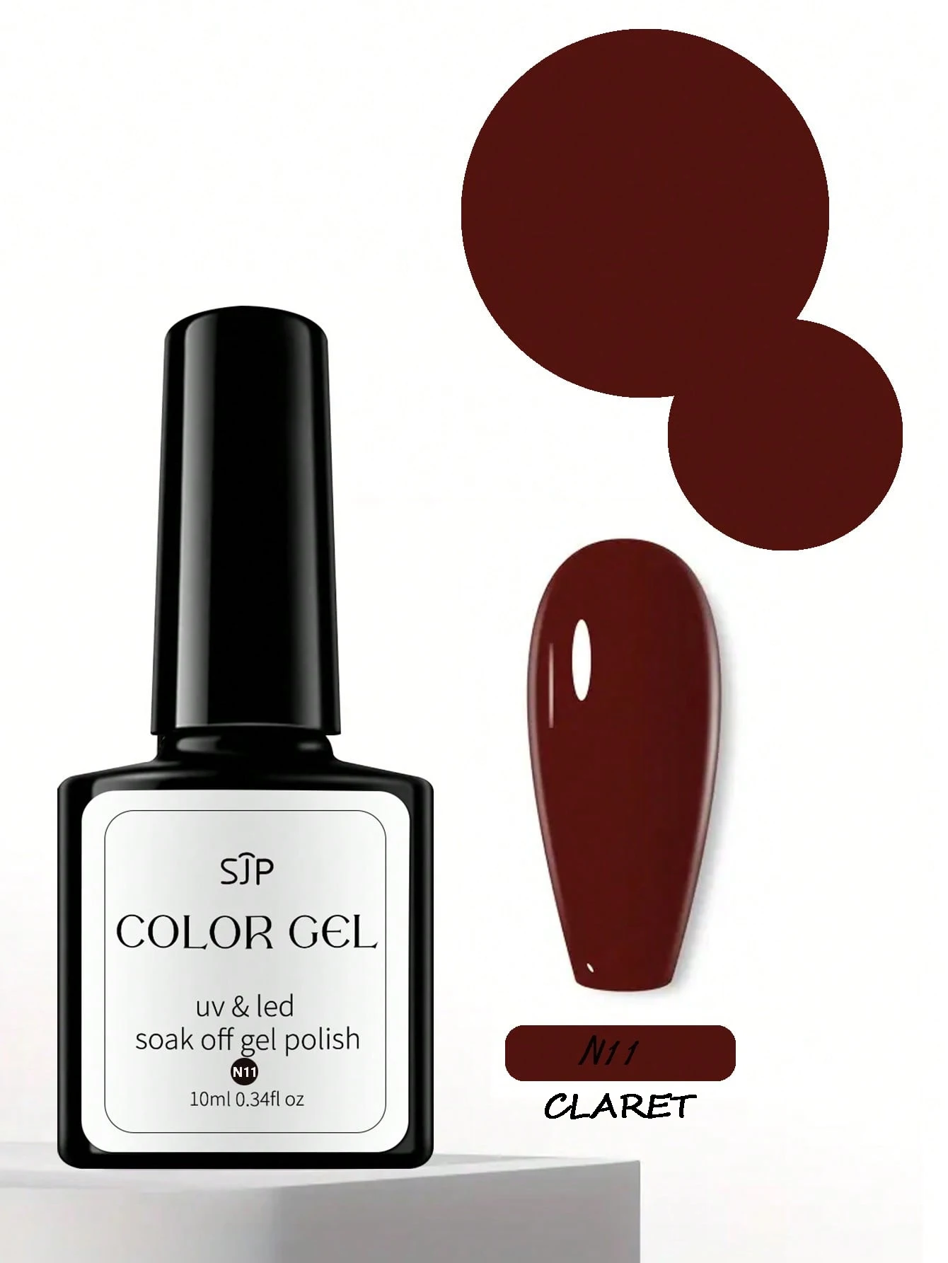 Smalto per unghie gel colorato da 10 ml, gel per unghie Soaking UV LED, semipermanente, gel per nail art di qualità da salone fai-da-te per la primavera e l'estate