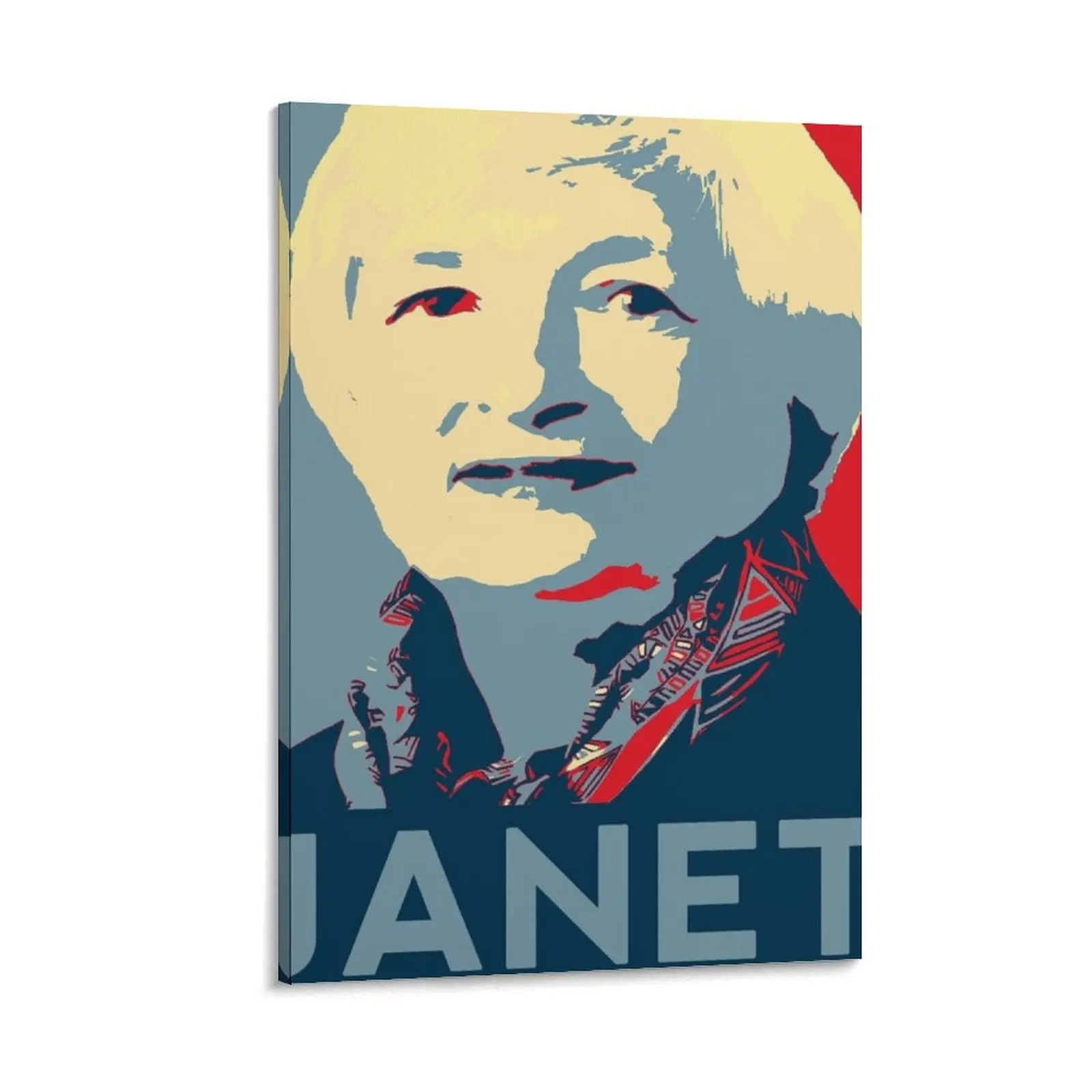 

Janet Yellen Canvas Painting canvas wall decoration Decorative painting for bedroom Decorative picture