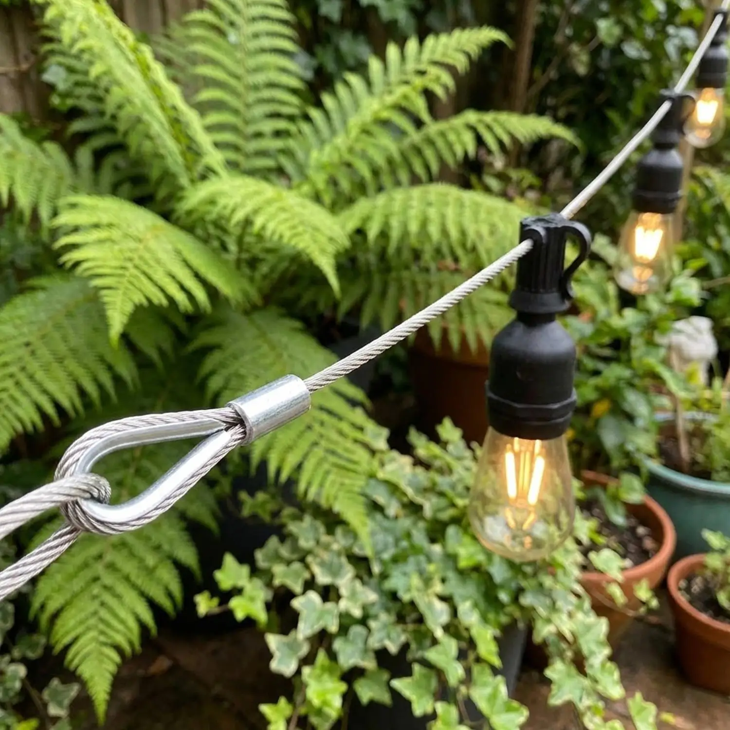 Stainless Steel Wire Rope Heavy Duty Garden Wire Cable Balcony Railing Farm Fence Tent Canopy Wire Rope Backyard Zipline Cable