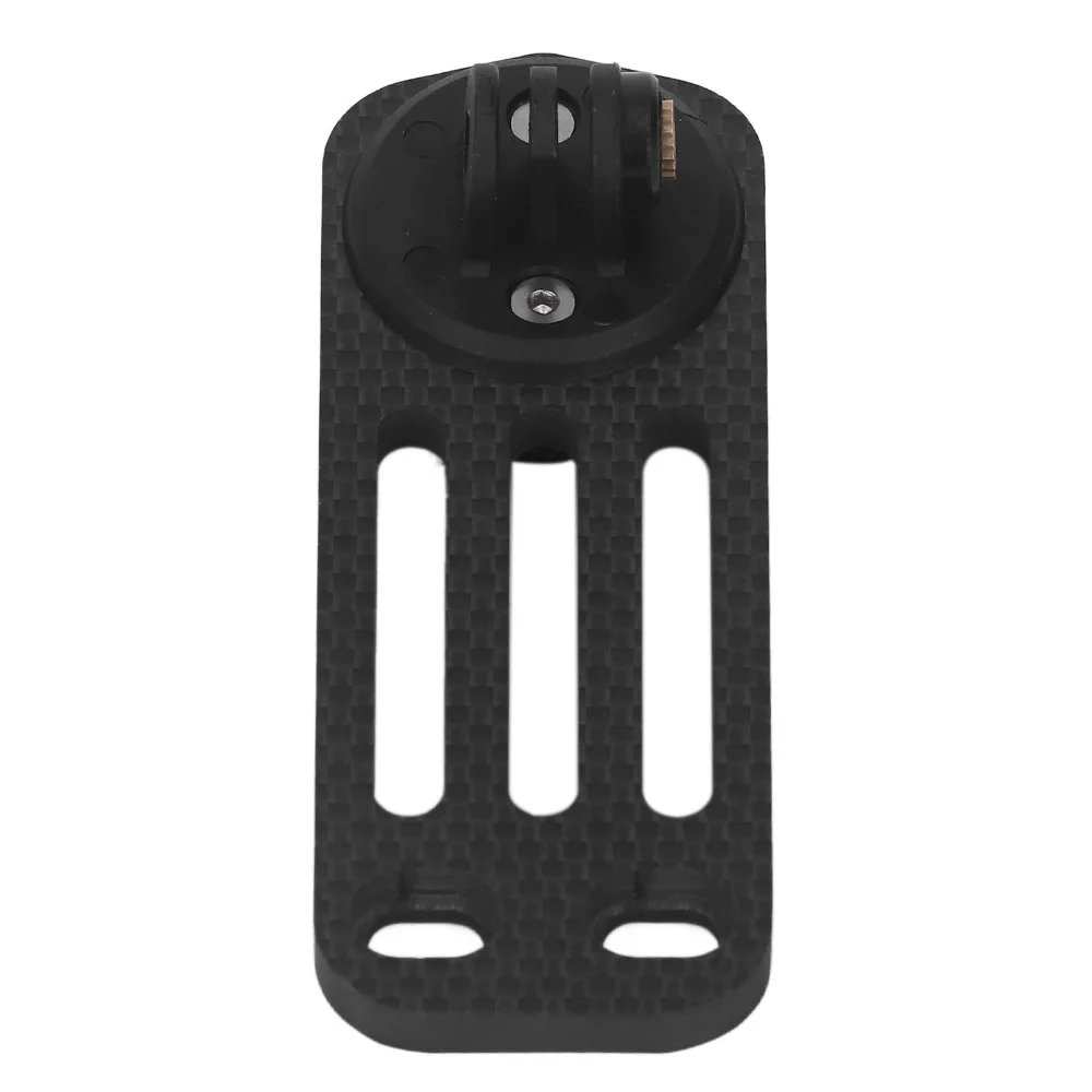 

3K Carbon Fiber Bike Computer Mount Adjustable Portable Bicycle Extension Computer Mount Easy Installation Lightweight
