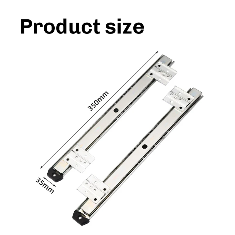 35-клавишный ящик для клавиатуры, направляющий поднос для стола, направляющая, регулируемое боковое крепление, направляющие для компьютера Underdesk