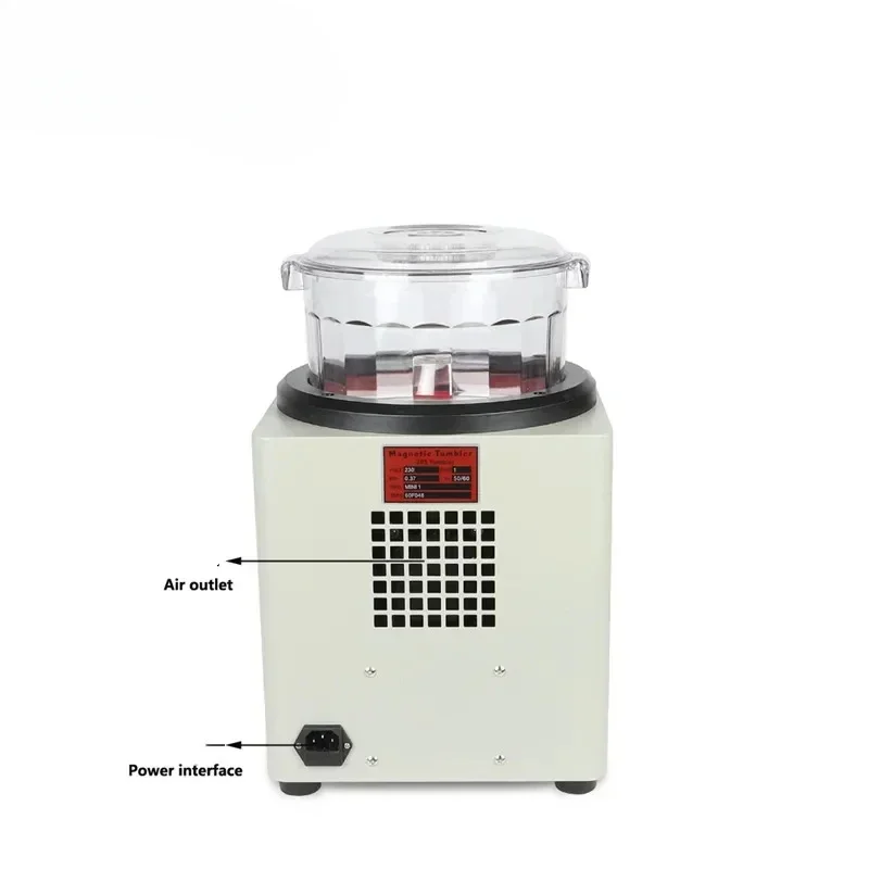 Magnetic Deburring Mini Centrifugal Disc Jewelry Desktop Polishing Machine