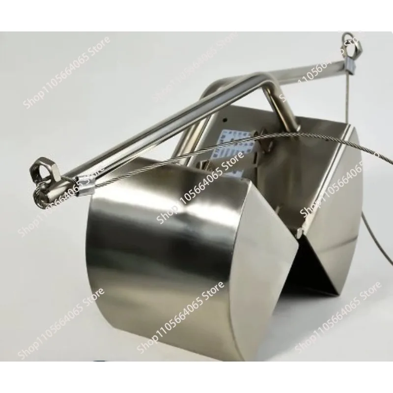 Grab Sampler Grabber Mud Dredge Lake Bottom   Stainless Steel Mud Collector Van  Sludge Sediment