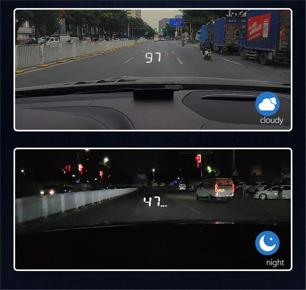 M3 OBD2 HUD Head-Up-Display OBD2 Auto-Geschwindigkeits-Bordcomputer Kraftstoffverbrauch mit Alarm Auto-Elektronik-Zubehör Glasprojektor – Detail 22