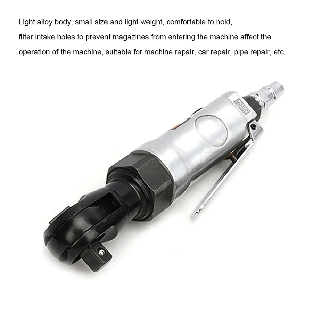 Mini Air Pneumatic Ratchet Wrench Torque Spanner Multi-functional Mechanical Machine Vehicle Tool 1/4 3/8 Square Head