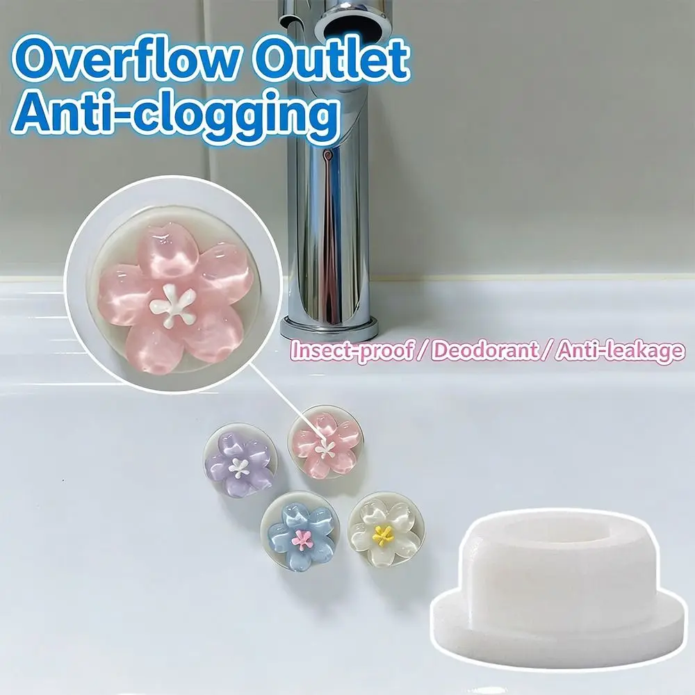 

Anti-clogging Sewer Pipe Seal Ring Insect Proof Flower Shaped Leak-Proof Plug Anti-odor Sealing Cover