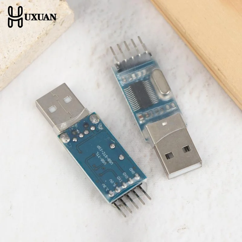 【Nieuw】PL2303HX USB Naar TTL Converter Adapter Module Microcontroller Borstel Machine Board Auto Converter Module DC 3.3V 5V