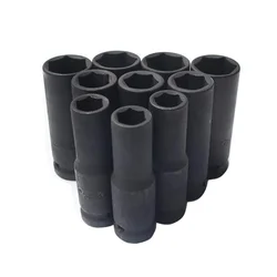 Diep 6 Punt 1/2 Drive Impact Socket 78Mm Lang 8Mm 9Mm 10Mm 11Mm 12Mm 13Mm 14Mm 15Mm 16Mm 17Mm 18Mm 19Mm 20Mm 21Mm 22Mm 24Mm