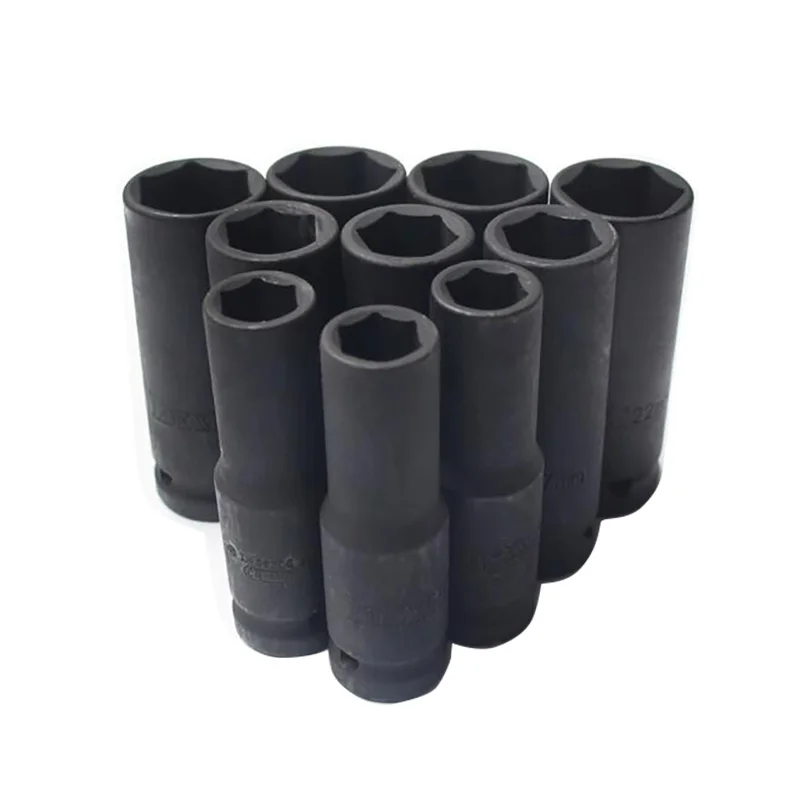 Głęboka nasadka udarowa 6-kątna z gniazdem 1/2 cala, długość 78mm, rozmiary 8mm 9mm 10mm 11mm 12mm 13mm 14mm 15mm 16mm 17mm 18mm 19mm 20mm 21mm 22mm 24mm