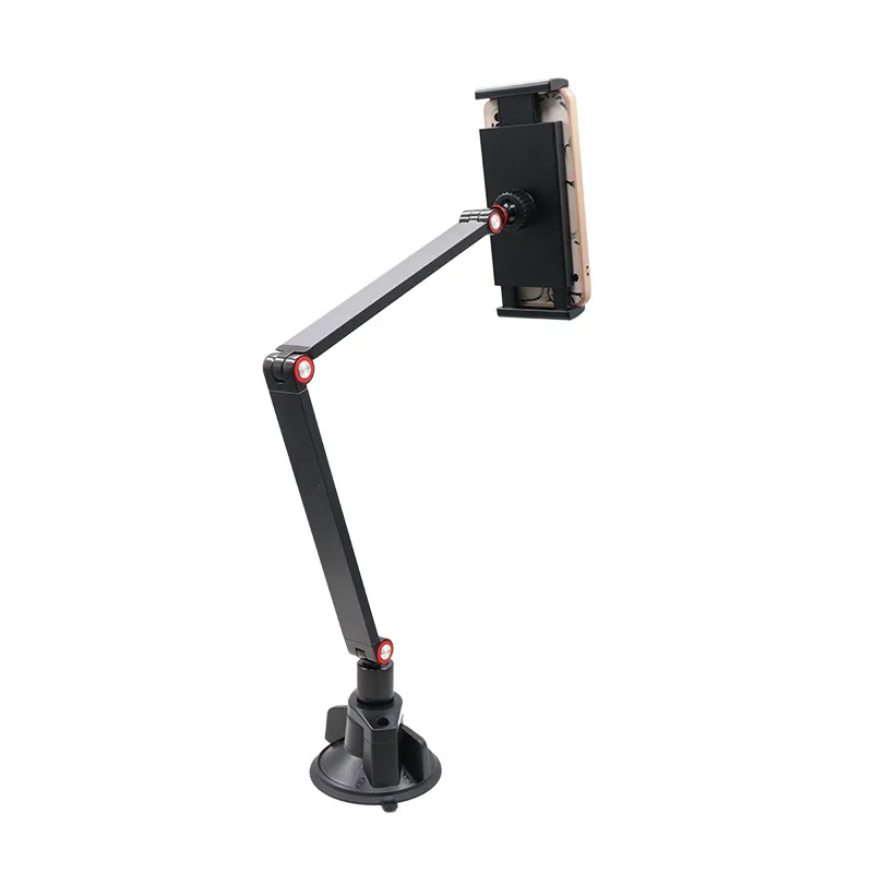 真空吸盤ブラケット-アルミ合金製-車載携帯電話-タブレットコンピューターパッド-軽量車載ブラケット