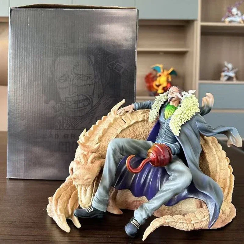 18cm Anime One Piece Figures Sir Crocodile Oka Shichibukai Action Figures ONE PIECE PVC Model Collection Toys Decoration Gifts