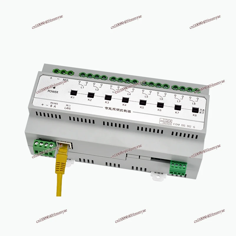 

Network Port 485 Magnetic Hold Intelligent Lighting Control Module Relay Switch Billiard Hall 50A High Current