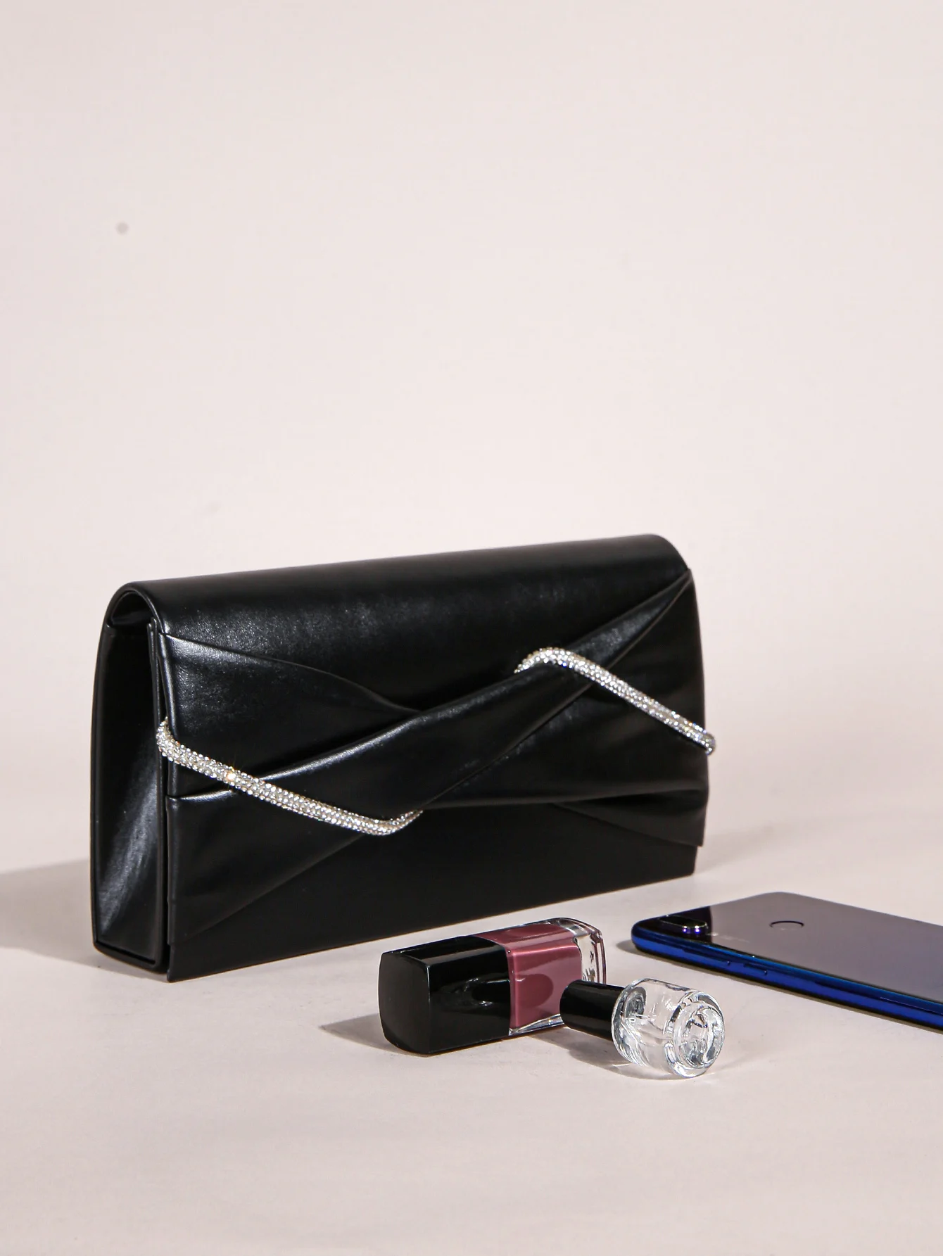 Hand Clutch Tasche, Abend Clutch Tasche für Frauen, funkelnde Kristalls eil geraffte Handtaschen, Glitzer Umschlag Geldbörse für Party Girl, Frau – Detail 20