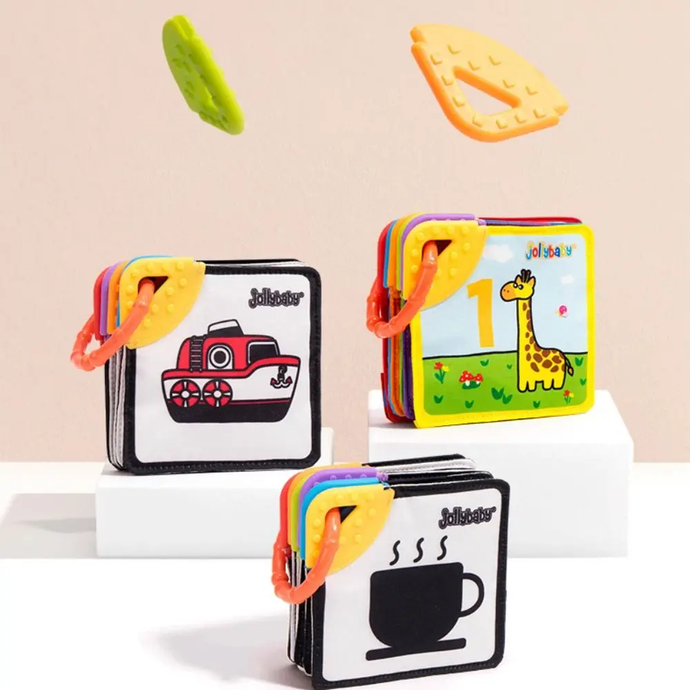 Cloth Baby Soft Cloth Book Tearproof Educational 3D Baby Cloth Book Montessori Puzzle Kids Crinkle Book Kids Infants