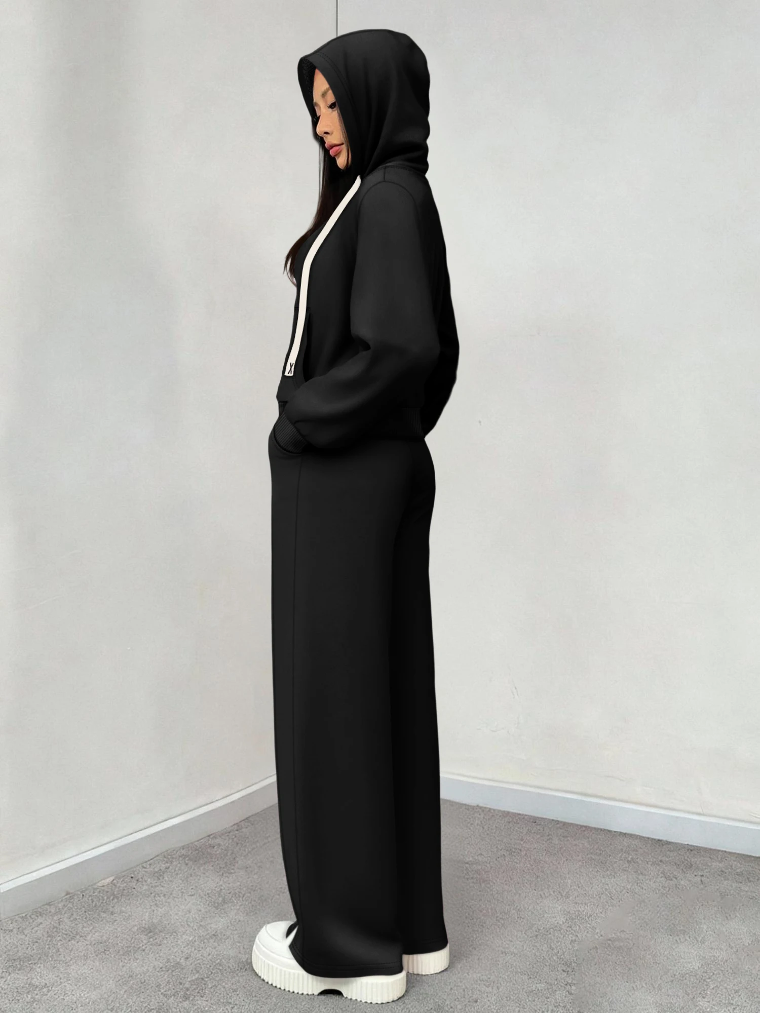 Setelan 2 potong untuk wanita, - Streetwear Hoodie ulasan dan harga