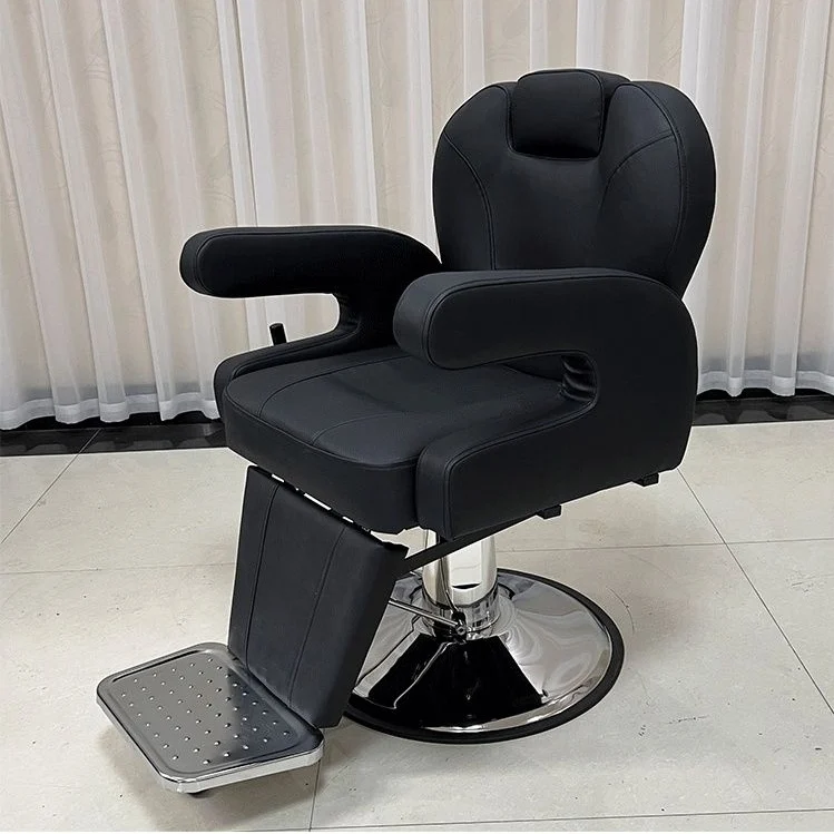 

Modern professional recliner synthetic leather barber shop hair salon furniture