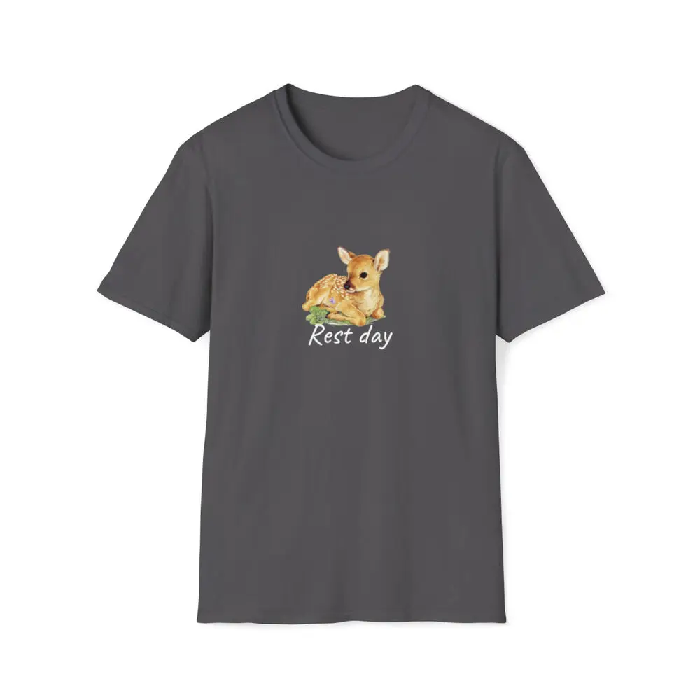 Cute Deer Rest Day Unisex T-Shirt