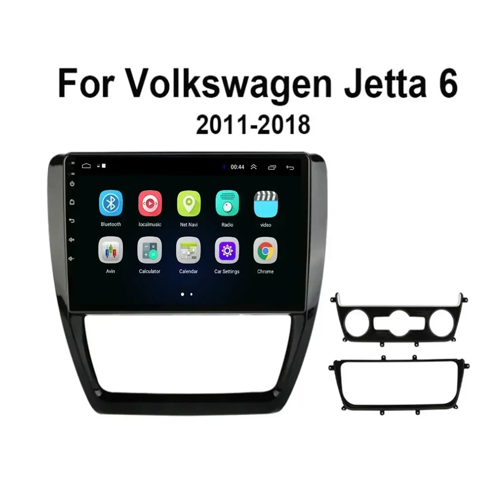 2 Din Android 13 Car Stereo Radio DVD GPS Multimedia Video Player 5G WiFi Camera DSP Carplay For Volkswagen Jetta 6 2011-2018