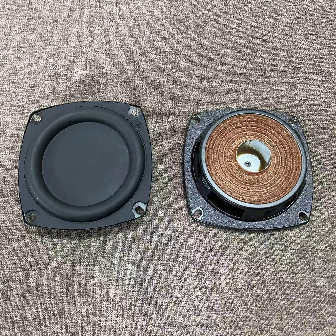 ADX 4-inch Iron Frame Passive Bass Radiator, Passive Diaphragm for Hi-Fi DIY, Large Rubber Surround Low Frequency Auxiliary Cone