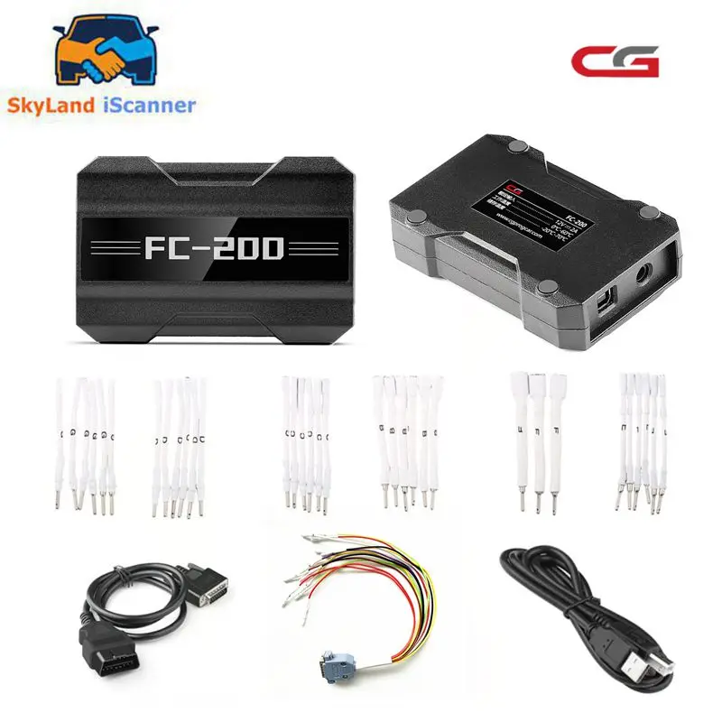 Новый оригинальный CGDI CG FC200 ECU Программатор, полная версия, стандартная поддержка 4200 ECUs и 3 режима работы FC 200, обновление AT200