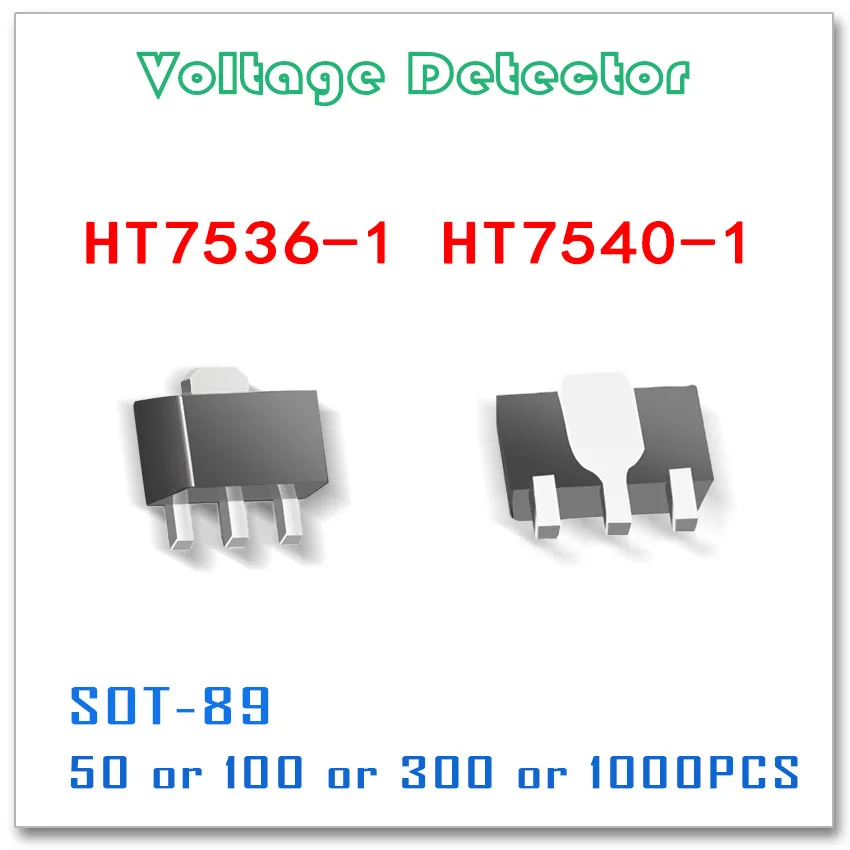 SOT-89 HT7536-1 HT7540-1 50PCS 100PCS 300PCS 1000PCS Tolerance 3% HT7536 HT7540 sot89 smd Voltage Detector Original