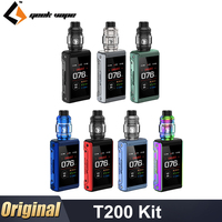 Original GeekVape T200 Kit Aegis Touch 200W Vape 5.5ml Z Sub Ohm Tank Z Coil Support Dual 18650 Battery E Cigarette Vaporizer