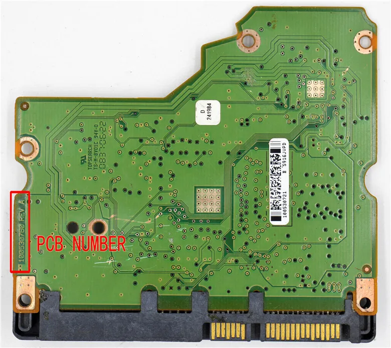 Seagate Desktop Hard Drive Circuit Board Number: 100530760 REV A , 100530723 , ST31000333AS ST31500341AS