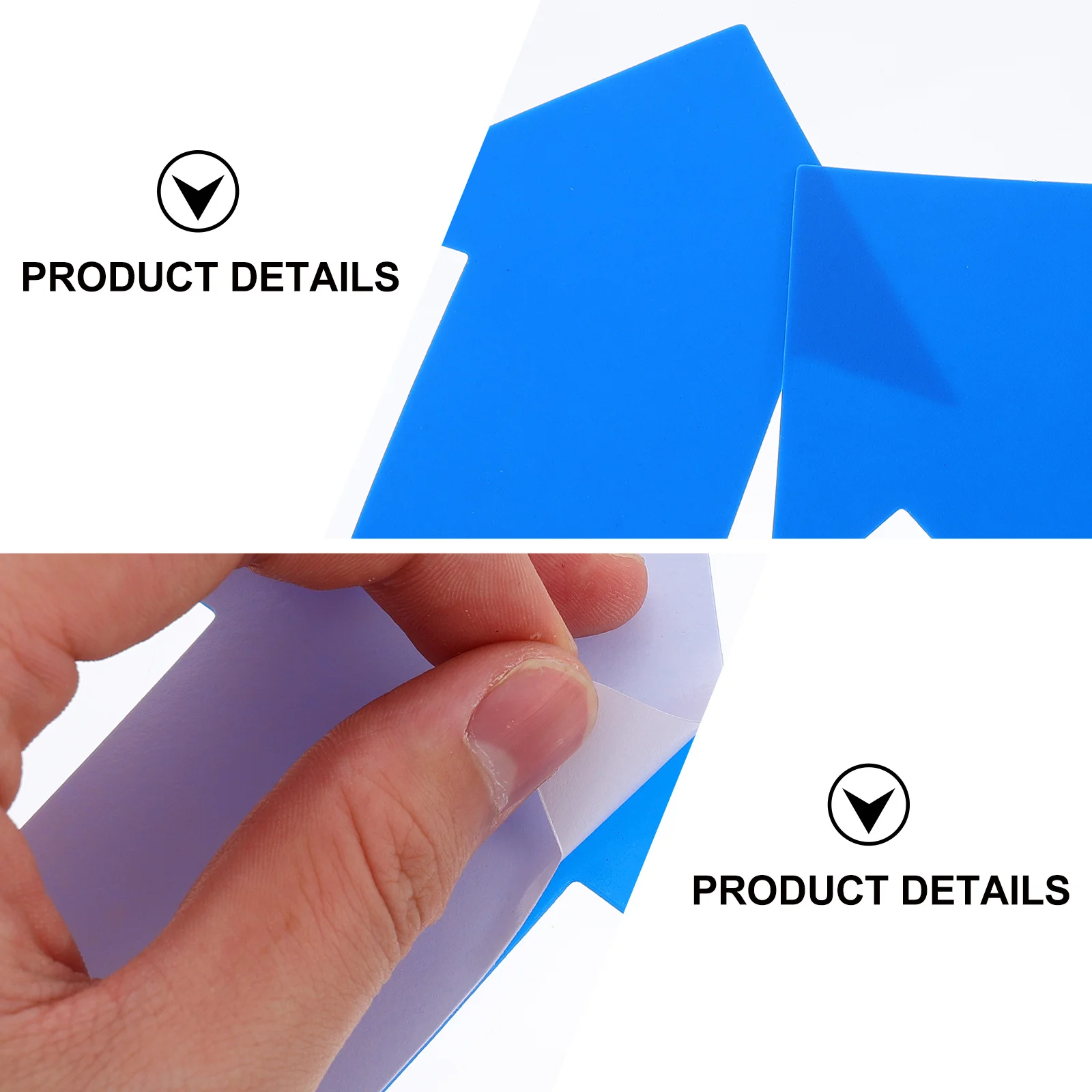 12 قطعة من ملصقات أرضية الاتجاه قابلة للإزالة ومقاومة للماء والأشعة فوق البنفسجية للتحذير في توجيه المرور الداخلي والخارجي #6