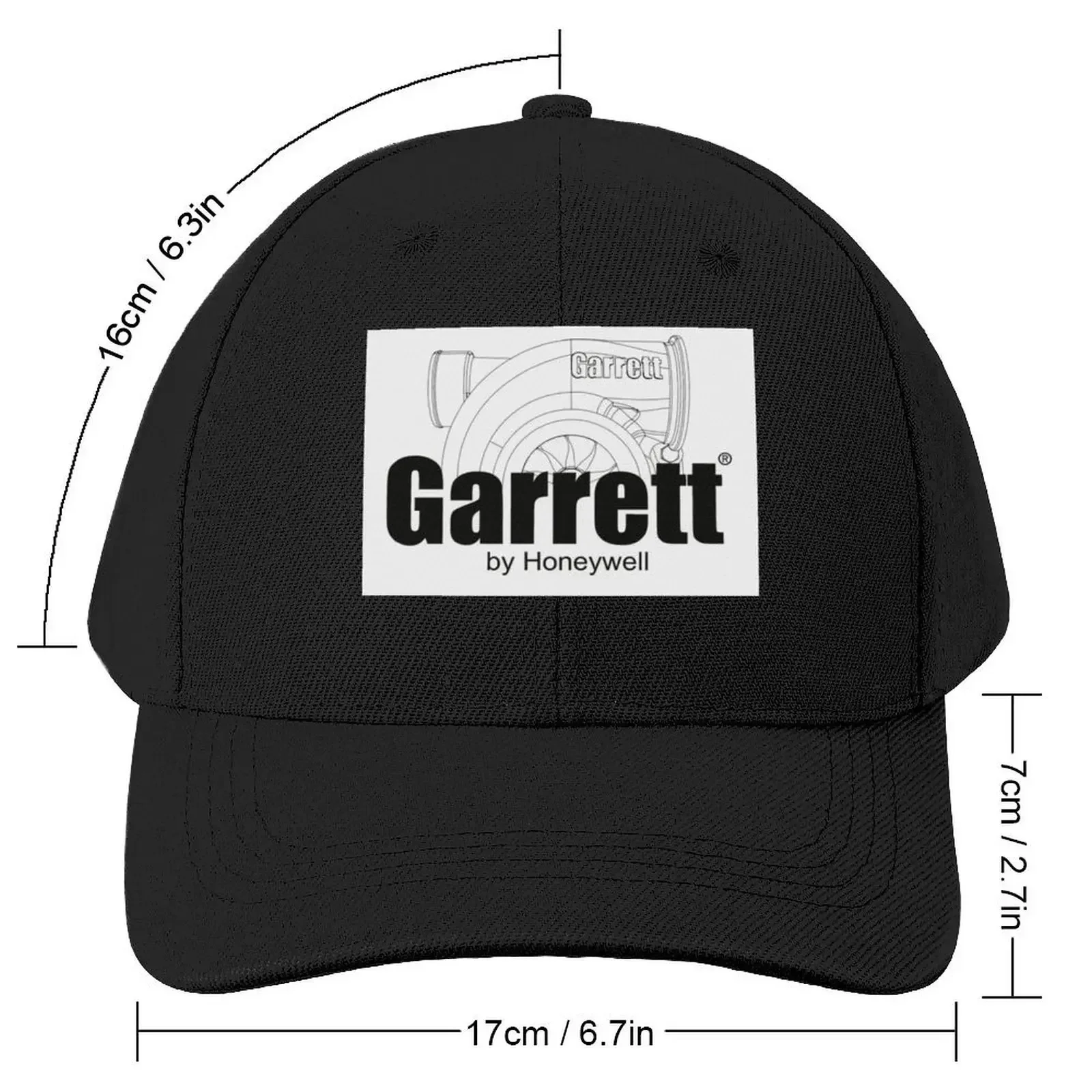 Garrett Turbo Logo Sticker Baseball Cap Golf Cap Trucker Hat Luxury Hat Male Women's