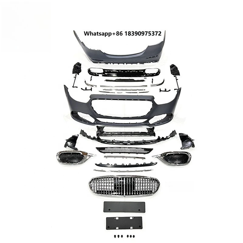 2021 Year up E Class W213  Upgrade to S Class W223 MAY Style PP Material  Car Body Parts of W213 Body Kits