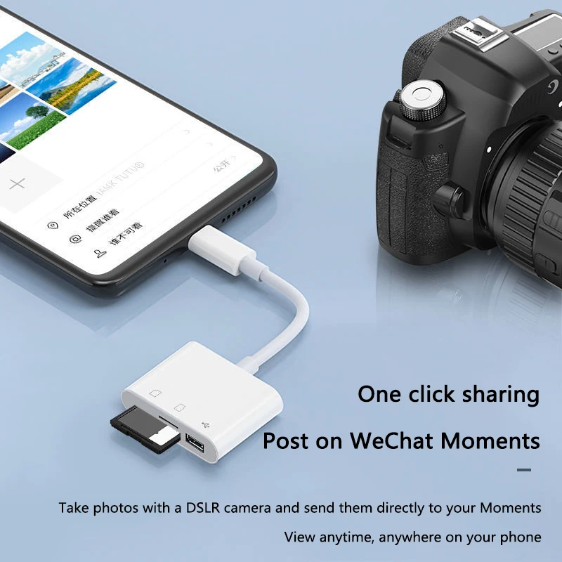 Type c Adapter TF CF sD Memory Card Reader OTG Writer Compact FlashUsB-C for Huawei Macbook samsung Xiaomi cardreader
