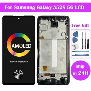 LCD Super Amoled Traktil-Bildschirm mit Samsung Galaxy A52S 5G SM-A528B, Reparaturteile, Set 8 Hauptverkaufsbildschirm A52 - №4