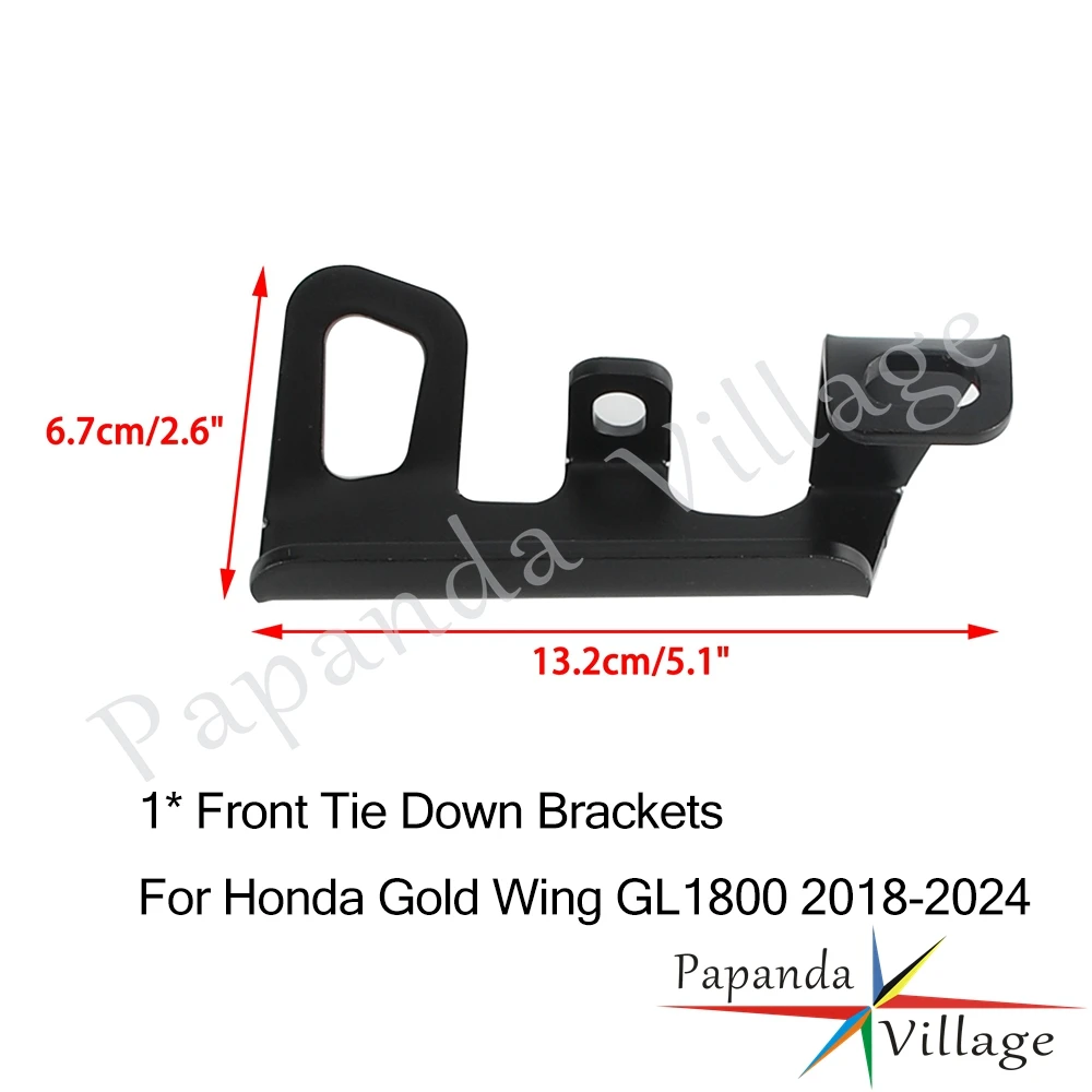 Front Tie Down Brackets Trailer Mount Strapdown Point Kit Compatible with 2018 UP Honda Goldwing GL1800 GL 1800 2019 2020-2024