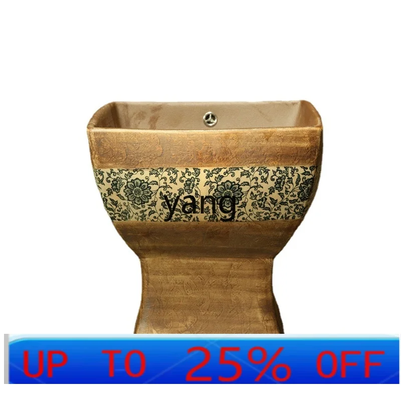 LH Indoor and Outdoor Ceramic Mop Pool Art Basin Square and round Integrated Mop 42cm Caliber Courtyard Late Autumn