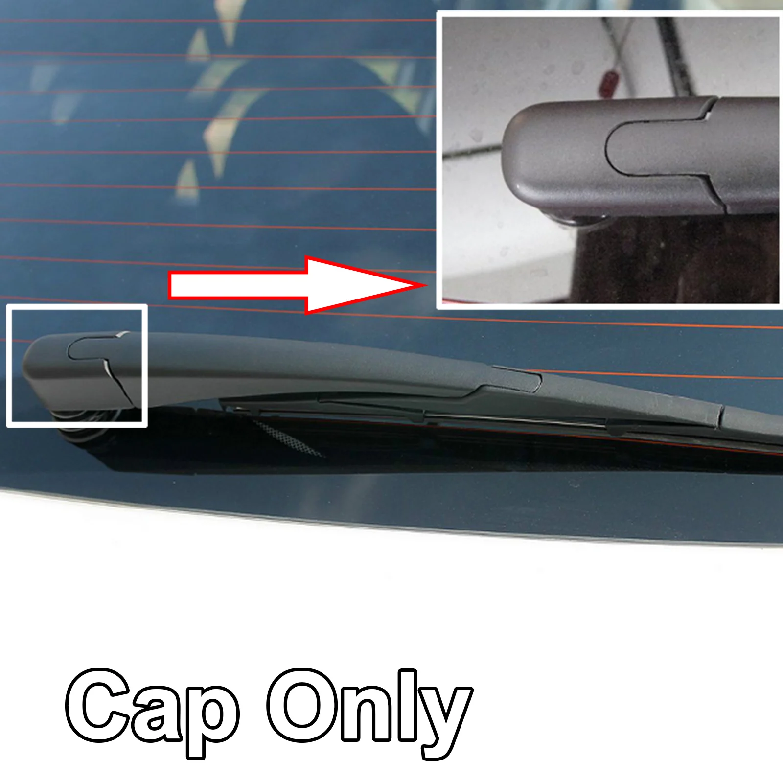 Rear Windshield Wiper Arm Cap Nut Cover Tailgate Window Set For Hyundai Tucson Kia Sportage SL 2010 2011 2012 2013 2014 2015