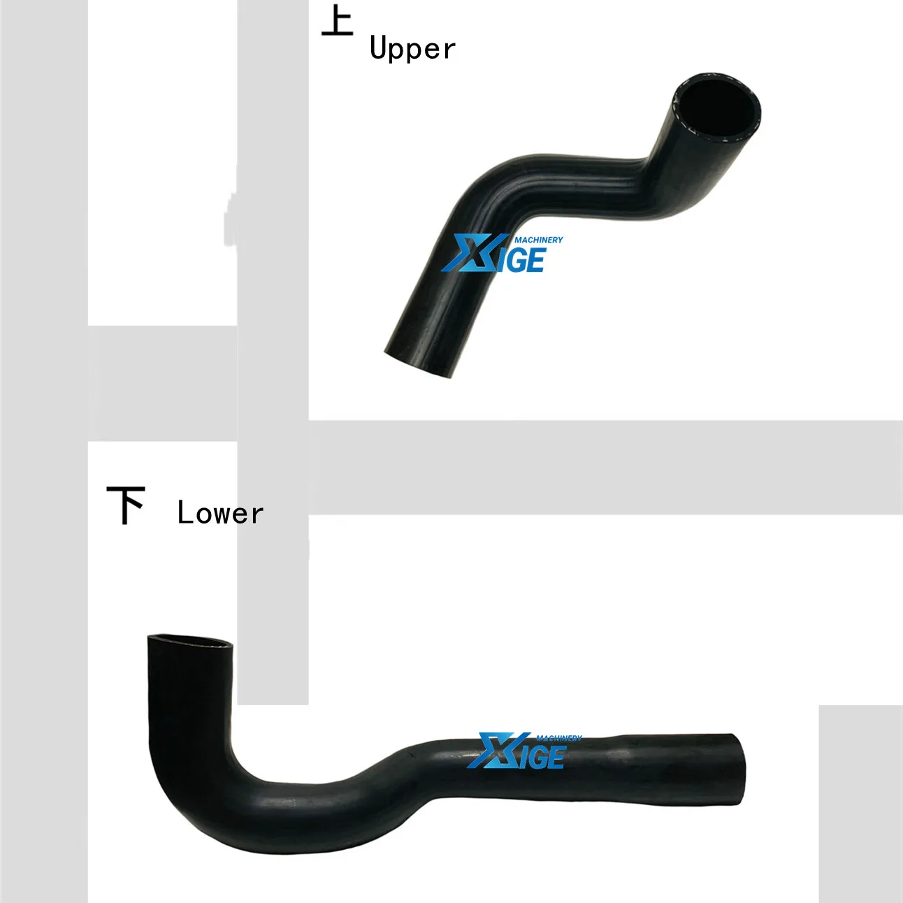 Excavator Parts Connected Water Rubber Pipe for Engine 6SD1 3055801 3063968 Radiator Hose EX300-2 Z0026 EX300-3 Upper and Down