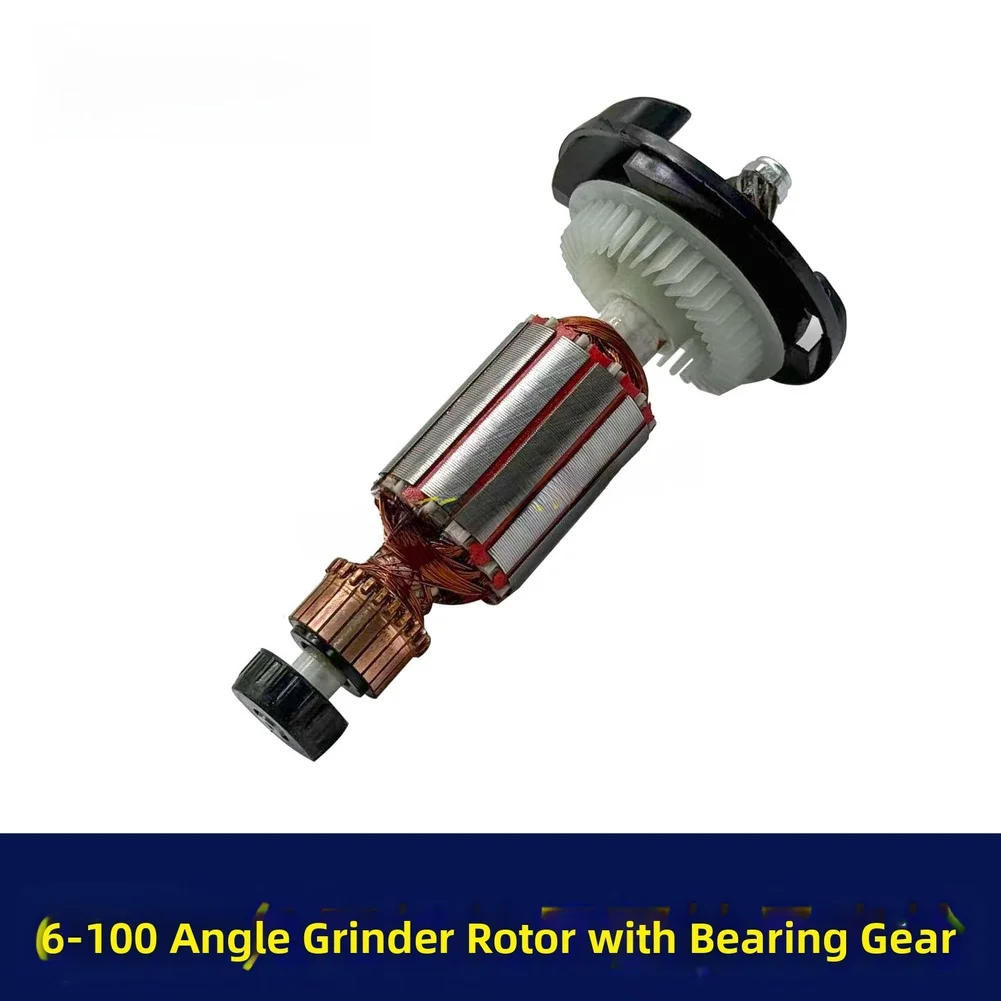 Maintenance Tasks Angle Grinder for Rotor Complete Rotor Assembly With Bearings Grinder Repair Parts Comprehensive Replacement