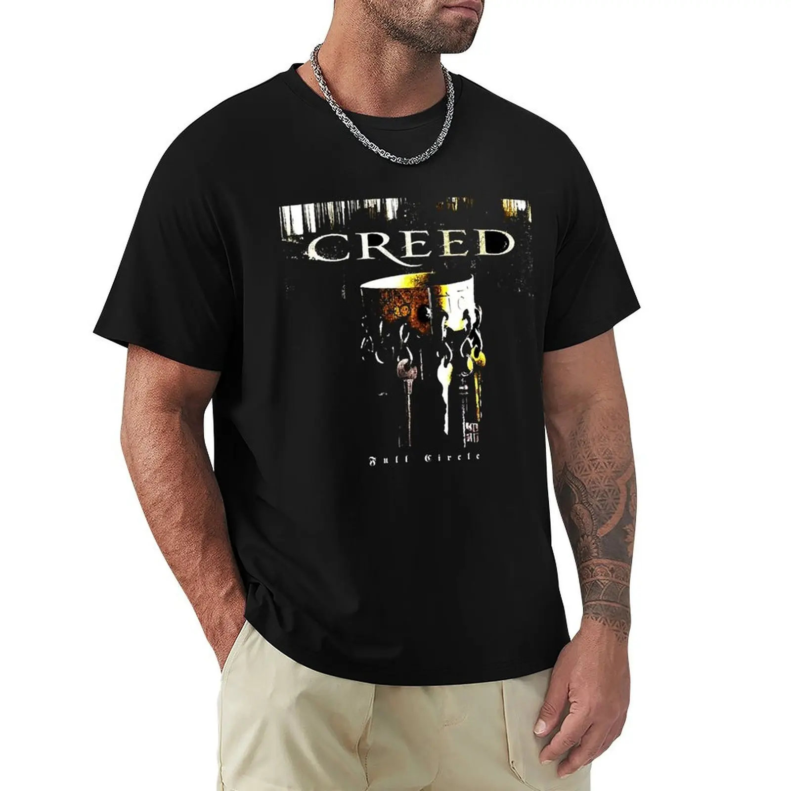 

Creed Full Graphic For Fans T-Shirt Fashion Casual Short Sleeve Top